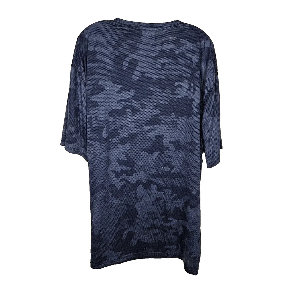 Polo Ralph Lauren Performance T-Shirt Mens 3XB Camo Big Tall Navy Active Casual